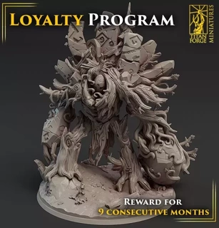 loyalty reward - root doom 3d printing model 3dprinting collectibles boardgames digitalsculpting fantasyart gamingcommunity rootofdoom greenbriergames tabletopgames printedminiatures cardgames miniaturefigurines 3d print model - Mito3D