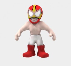 luchador toys games & hobby 3D printing model, file, printable design, 3d print, wrestling,luchador,fighter,character,cartoon,toon 3d print model - Mito3D