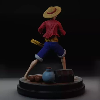 luffy 3d printing model figurine statue anime manga onepiece anime-character one piece mangacollectibles mangafanart 3d print model - Mito3D