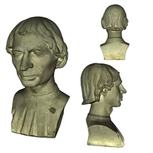 Maquiavelo busto 3d impresión modelo trío 3d print model - Mito3D