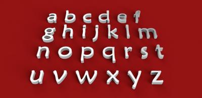 maiandra font lowercase 3d letters stl file other things 3D printing model, file, printable design, print, 3dletter, 3dletters, type, decoration, words, other, gadgets, agency, fonts, language, sign, symbol, letter, stlfile, 3dmodel, 3dprint, alphabet, letters, font, text 3d print model - Mito3D