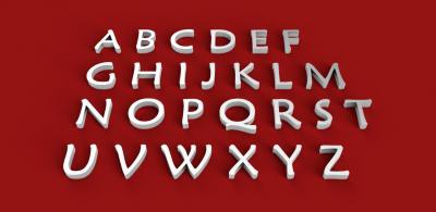 maiandra font uppercase 3d letters stl file other things 3D printing model, file, printable design, print, 3dletter, 3dletters, type, decoration, words, other, gadgets, agency, fonts, language, sign, symbol, letter, stlfile, 3dmodel, 3dprint, alphabet, letters, font, text 3d print model - Mito3D