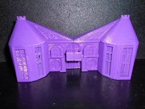 manoir 3d printing model - threeding house rchitecture maison manor 3d print model - Mito3D
