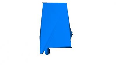 map alabama other things 3D printing model, file, printable design, 3d print, map, usa, state 3d print model - Mito3D