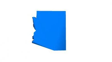 map arizona other things 3D printing model, file, printable design, 3d print, map, usa, state, 3d print model - Mito3D