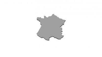 Karte Frankreich andere Dinge 3D-Druck-Modell, 3D-Druck-Datei, 3D-druckbares Modell, 3D-Druck, design, 3d-drucken, Frankreich, Landkarte, Europa, Westen 3d print model - Mito3D