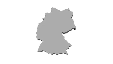 Karte Deutschland 3d Drucken Modell dreiding 3d print model - Mito3D