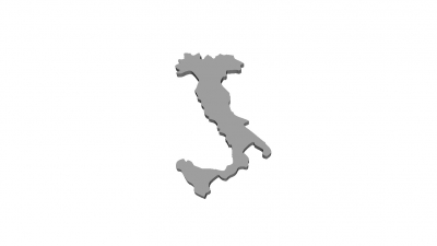 mapa da itália outras coisas 3D modelo de impressão, a impressão arquivo design, 3d, itália, europa, oeste 3D print model - Mito3D