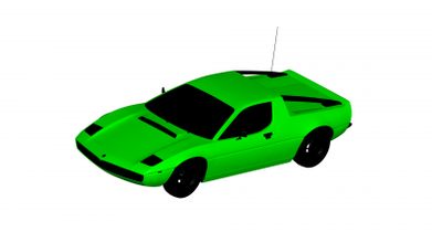 maserati Meraviglia 1972 motori trasporto 3D stampa modello file stampabile design 3d Stampa 3d print model - Mito3D