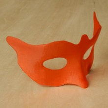 Maske - klein Mode 3D-Druck-Modell, 3D-Druck-Datei, 3D-druckbares Modell, 3D-Druck, design, 3d-drucken, Maske, Karneval, halloween, Kostüm, Verkleidung, Gesicht, djg 3d print model - Mito3D