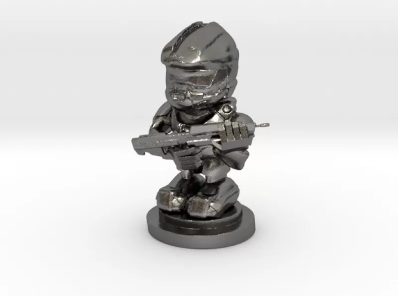 maestro capo figurina 3d stampa modello treding gioco cartone animato spartano soldato robot alone 3D print model - Mito3D