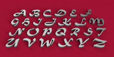 matura font uppercase 3d letters stl file toys games & hobby 3D printing model, file, printable design, print, 3dletter, 3dletters, type, decoration, words, other, gadgets, agency, fonts, language, sign, symbol, letter, stlfile, 3dmodel, 3dprint, alphabet, letters, font, text 3d print model - Mito3D