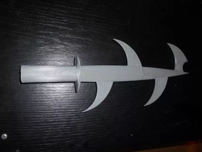 medieval arma 3d impressão modelo trio arme espada 3d print model - Mito3D