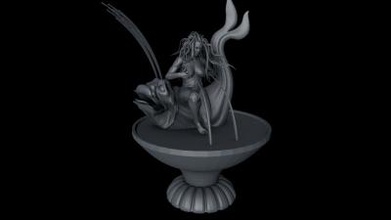 medusa la naturaleza 3D modelo de impresión, impresión en archivo, imprimibles 3D, diseño 3d, Medusa 3d print model - Mito3D