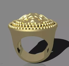men's ring 3d printing model - threeding zlatnictvi-aa 3d print model - Mito3D