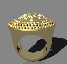 men's ring fashion 3D printing model, file, printable design, 3d print, zlatnictvi-aa,ring 3d print model - Mito3D