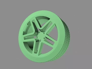 mercedes amg wheel 3d printing model - threeding car rim cars tire tyre 3d print model - Mito3D