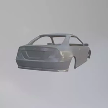 mercedes benz c55 amg 3d impression modèle trio véhicule 3d print model - Mito3D