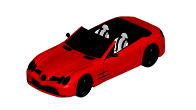 Mercedes slr Motoren Transport 3D Drucken Modell Datei druckbar Design 3d drucken 3d print model - Mito3D