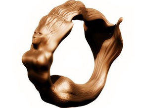 sirena anillo de la moda 3D modelo impresión, impresión en archivo, imprimibles 3D, diseño 3d, sirena,mujer,chica,anillo,joya,joyas,moda 3d print model - Mito3D