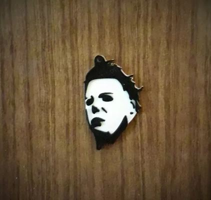 michael myers keychain 3d printing model - threeding tags halloween 3d print model - Mito3D