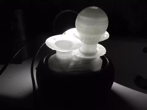 micro fonte 3d impressão modelo trio mini água bomba ar interior 3d print model - Mito3D