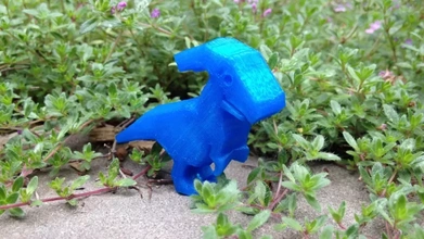Milton 3d impression modèle trio dinosaure jouet catane voleur parasaurolophus 3d print model - Mito3D