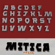 mítico mayúscula 3d letras stl expediente impresión modelo trío 3d print model - Mito3D