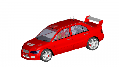 mitsubishi lancer wrc motors & transport 3D printing model, file, printable design, 3d print, Mitsubishi Lancer WRC 3D print model - Mito3D