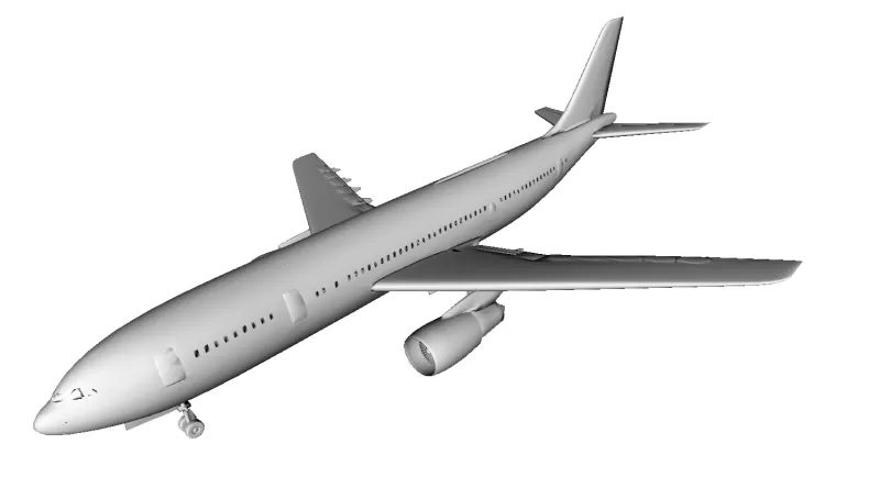 Modell Airbus a320 3d Drucken dreiding 3D print model - Mito3D