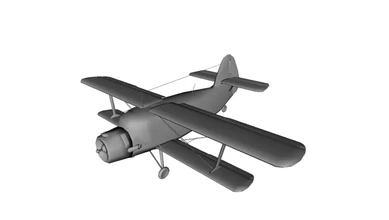 model uçak 3d baskı üçleme 3d print model - Mito3D