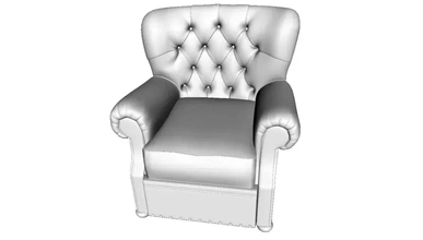 model armchair 3d printing - threeding sofa 3d print model - Mito3D