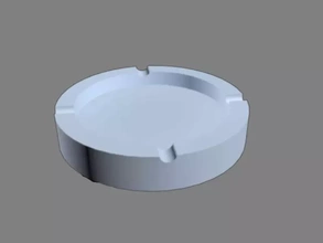 model ashtray 3d printing - threeding smoke 3d print model - Mito3D