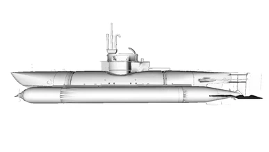 model biber submarine 3d printing - threeding 3d print model - Mito3D