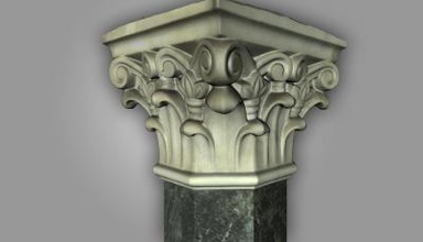 modelo de columna art 3D impresión, la impresión en archivo, imprimibles 3D, diseño 3d, columna, el arte, historia, Alejandro Nevski, Catedral, Sofía 3d print model - Mito3D
