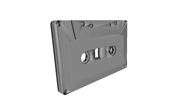 modelo compacto casete 3d impresión trío jugador 3d print model - Mito3D