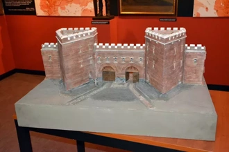 model east gate serdica fortress 3d printing - threeding antiques military ancient museum history rome sofia national 3d print model - Mito3D