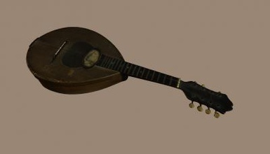 model hand-made mandolin antiques & historical 3D printing model, file, printable design, 3d print, history, antiques, national, museum ,military, World, War, I, WWI, Mandolin 3d print model - Mito3D