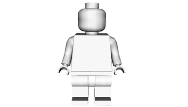 model Lego adam 3d baskı üçleme 3d print model - Mito3D