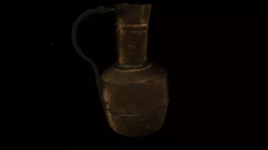model metal jug middle ages 3d printing - threeding pot container museum pernik history 3d print model - Mito3D