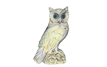 model owl figurine 3d printing - threeding art bird 3d print model - Mito3D