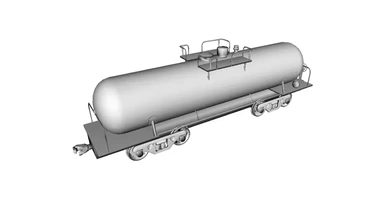 model railroad tank wagon 3d printing - threeding rail 3d print model - Mito3D