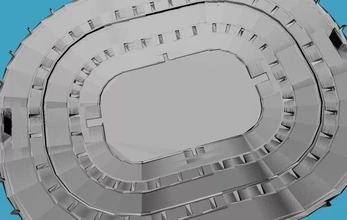 model stadium 3d printing - threeding architecture sport building public 3d print model - Mito3D