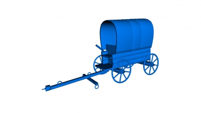 model wagon motors & transport 3D printing model, file, printable design, 3d print, wagon, cart, four, wheeled 3D print model - Mito3D