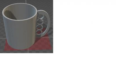 modeling mug art 3D printing model, file, printable design, 3d print 3d print model - Mito3D