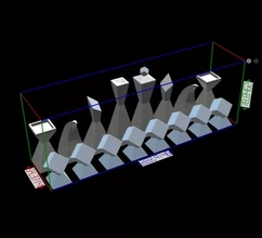 moderno ajedrez conjunto cuadrado apoya 3d impresión modelo trío 3d print model - Mito3D