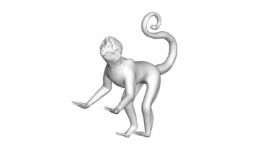 monkey 3d model nature 3D printing model, file, printable design, print, 3d print model - Mito3D