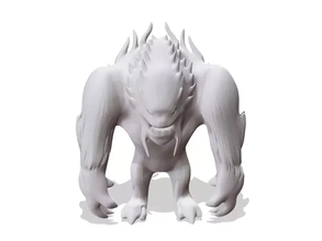 monster 4 3d printing model - threeding creature character evil 3d print model - Mito3D