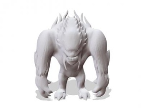 monster 4 art 3D printing model, file, printable design, 3d print, monster,creature,evil,character 3d print model - Mito3D