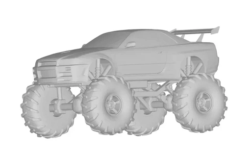 canavar kamyon 3d baskı model canavar kamyon 3d print model - Mito3D